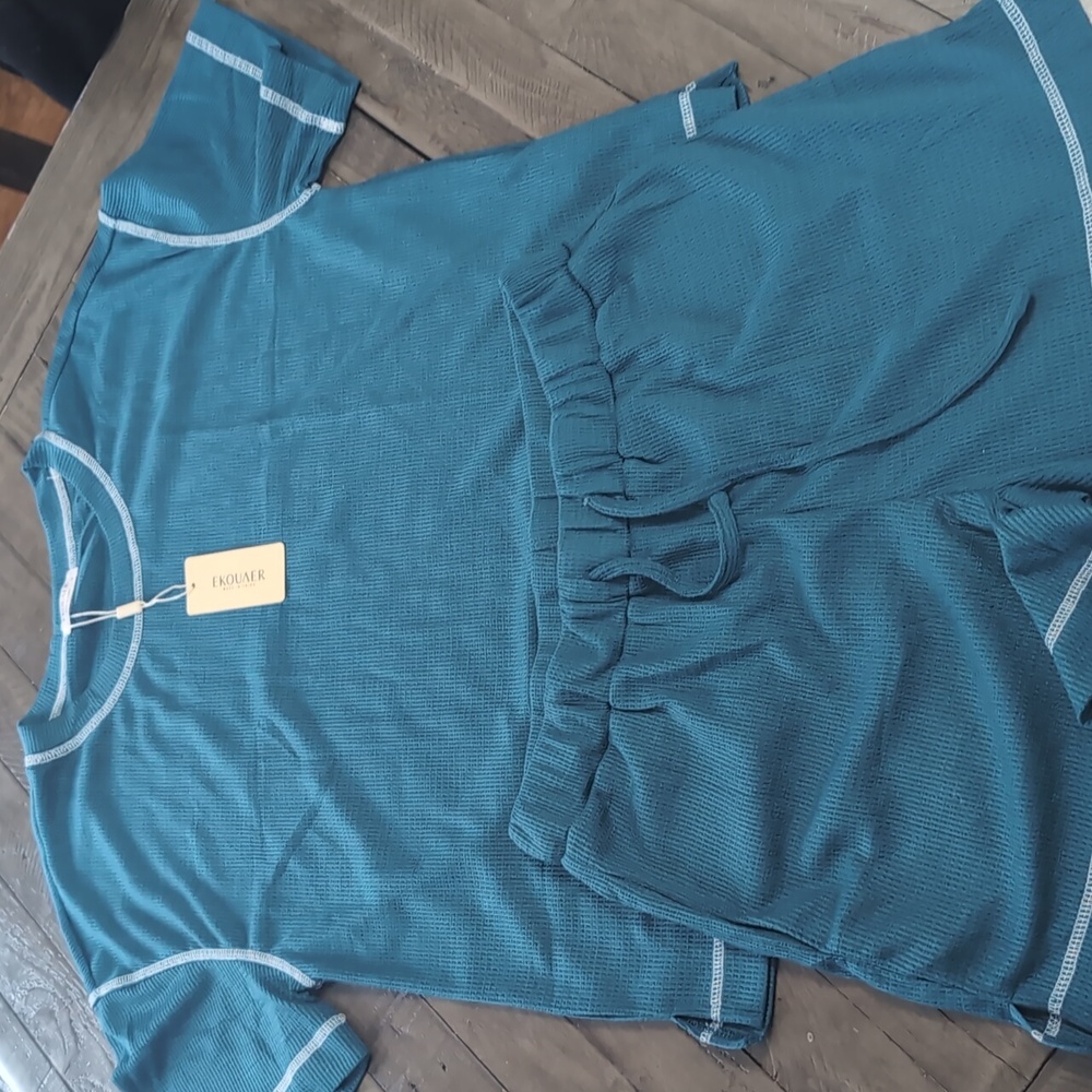 Blue Woman's Pajama Set